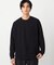 膨れジャカード 長袖Tシャツ