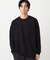 膨れジャカード 長袖Tシャツ