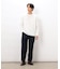 膨れジャカード 長袖Tシャツ