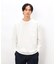 膨れジャカード 長袖Tシャツ