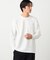 膨れジャカード 長袖Tシャツ