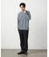 膨れジャカード 長袖Tシャツ