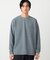 膨れジャカード 長袖Tシャツ