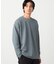 膨れジャカード 長袖Tシャツ