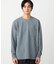膨れジャカード 長袖Tシャツ