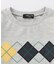 アーガイル長袖Tシャツ