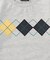 アーガイル長袖Tシャツ