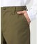 コットンストレッチツイル ノータックワイドテーパードパンツ