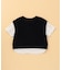 ケーブルジャカード フェイクレイヤード 半袖Tシャツ (ベビーサイズ)