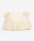 フエルトワッペン付き クマ耳キャップ