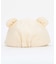 フエルトワッペン付き クマ耳キャップ