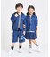 デニムライクストレッチ フード付き Gジャン