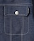 デニムライクストレッチ フード付き Gジャン