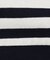 デニムワッペン付き ボーダー半袖Tシャツ