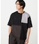 【吸水速乾】フェイクレイヤード ブロッキングTシャツ