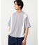 ライトウエイトポリエステル ブロッキング 布帛Tシャツ
