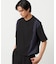 ライトウエイトポリエステル ブロッキング 布帛Tシャツ
