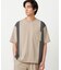 ライトウエイトポリエステル ブロッキング 布帛Tシャツ