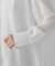 ポリエステルスパンブロード タックロングシャツ