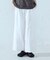 シャンブレー ワイドストライプパンツ