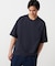 【吸水速乾】リネンライクポリエステル 布帛Tシャツ