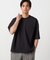 【吸水速乾】リネンライクポリエステル 布帛Tシャツ