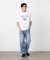 シルケット天竺 ロゴプリントTシャツ