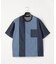 6オンスコットンデニム 切り替え半袖Tシャツ