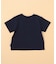 バンダナ柄プリント 切替半袖Tシャツ(ベビーサイズ)