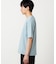 【接触冷感】USAコットン フェイクレイヤード キーネックTシャツ