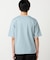 【接触冷感】USAコットン フェイクレイヤード キーネックTシャツ