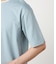 【接触冷感】USAコットン フェイクレイヤード キーネックTシャツ