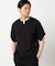 【接触冷感】USAコットン フェイクレイヤード キーネックTシャツ