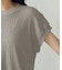 膨れジャガード フレンチスリーブTシャツ