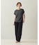 【接触冷感】アシンメトリータックTシャツ