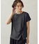 【接触冷感】アシンメトリータックTシャツ