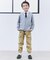【オンライン限定カラー:グレー】ベーシック ニット カーディガン(100-130cm)