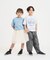 配色ステッチTシャツ