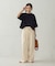 ワイドシルエット イージーパンツ