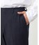 デニムライク ストレッチ テーパードパンツ
