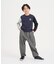 シャンブレーツイル テーパードパンツ
