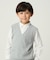 ケーブルフェイクレイヤードシャツ(140cm-160cm)