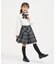 リボンタイ付き チェックプリーツスカート(110-130cm)