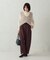 ポリエステルシャーリング 2WAYクルーネックカットソー