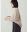 マシンウォッシャブル シャギー V ネックニット