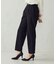 【美しいベーシックパンツ】裏起毛カルゼ テーパードパンツ