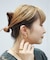【sauvage peau】キルティングデザイン ピアス / 両耳