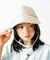 【Ruben/ルーベン】リネンデイリーキャップ（顎紐付き）【WEB限定】