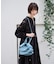 【Ampersand / アンパサンド】Denim  frilr bag　ME-