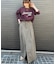 【AMERICANA×MICA＆DEAL/ アメリカーナ×マイカ】long te